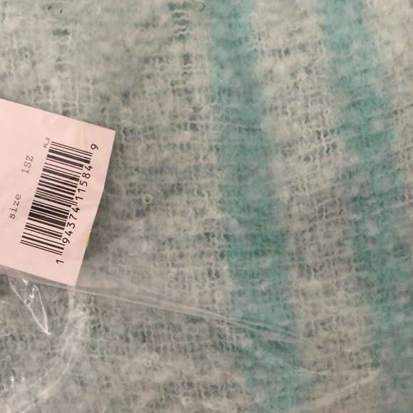 Free People Blanket Scarf Blue - Picture 3 of 3